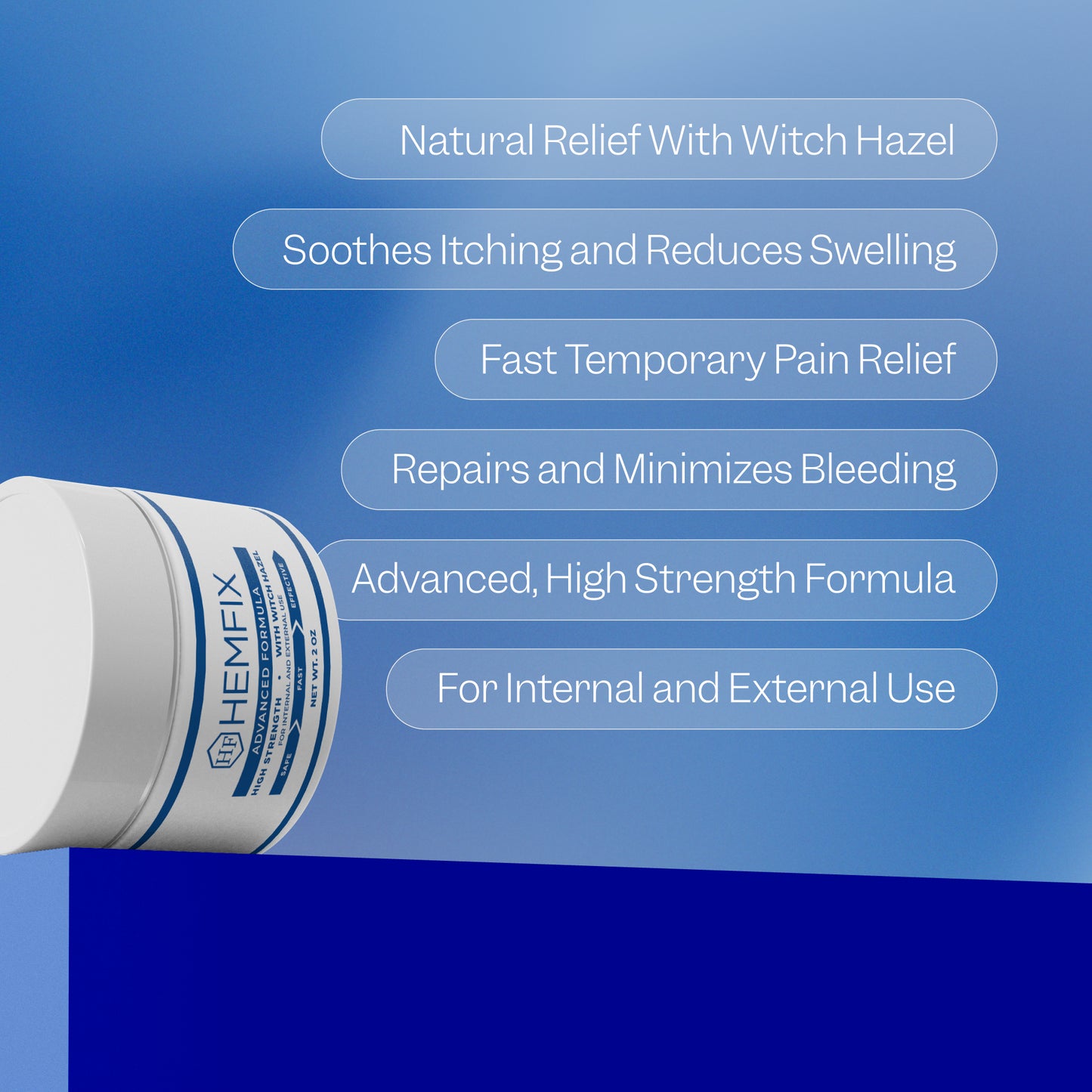 Hemfix Natural Hemorrhoid Treatment (2 oz)